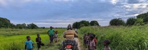 motorbike riders exploring remote Kenyan trails on a Safari MotoXpedition adventure